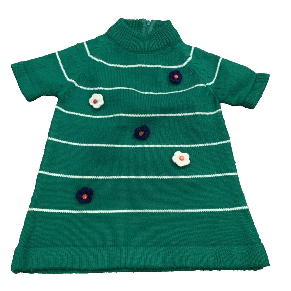 60s Newport Acrylic Knit Sweater Shirt Kids Toddler Sz 2 Taiwan